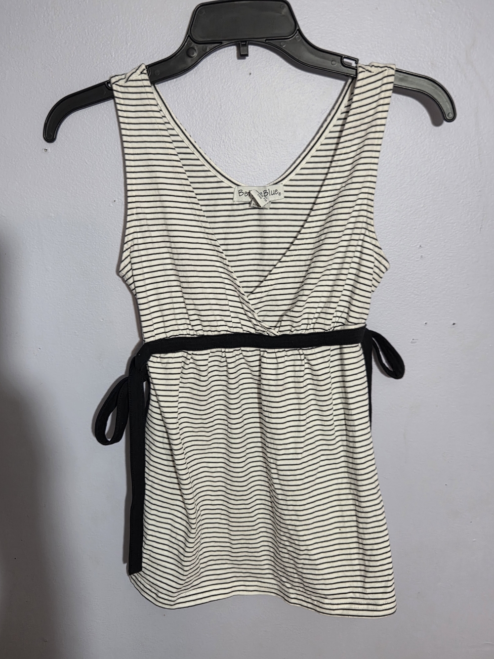 🔴4 For $25🔴 Betty Blue Black & White Striped Tank Top
